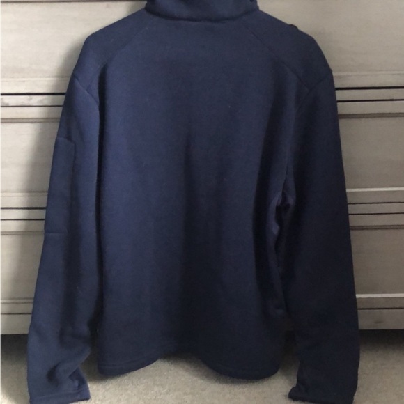 Descente 1/4 zip blue sweater. - Picture 5 of 9